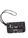 Zadig & Voltaire Logo-plaque Zip-around Wallet In Black