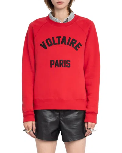 ZADIG & VOLTAIRE LOGO SWEATSHIRT