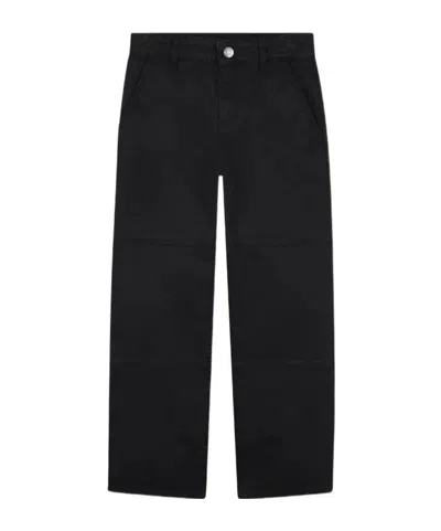 Zadig & Voltaire Logo-embroidered Trousers In Black