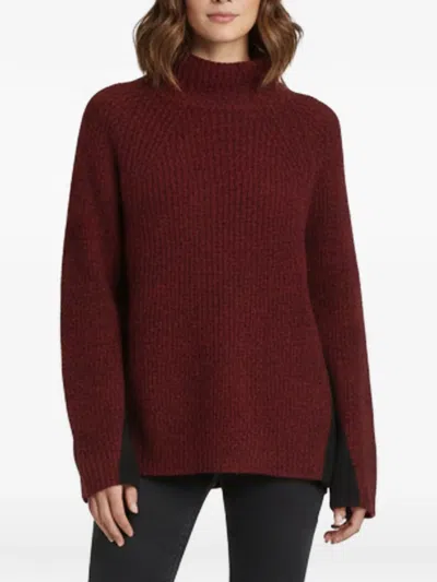 Pre-owned Zadig & Voltaire Lola Rib-knit Sweater In Red