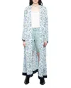 Zadig & Voltaire Long Kimono In Gray