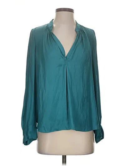 Pre-owned Zadig & Voltaire Long Sleeve Blouse In Blue