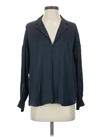 Pre-owned Zadig & Voltaire Long Sleeve Blouse In Blue