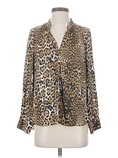 Pre-owned Zadig & Voltaire Long Sleeve Blouse In Brown