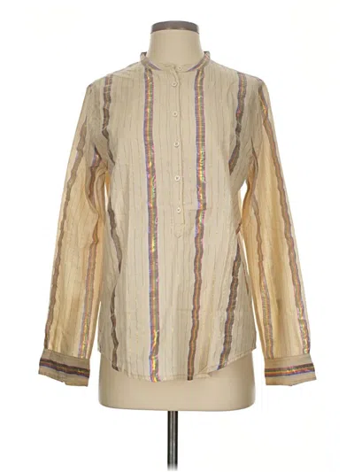 Pre-owned Zadig & Voltaire Long Sleeve Blouse In Brown