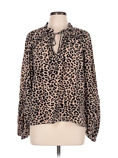Pre-owned Zadig & Voltaire Long Sleeve Blouse In Brown