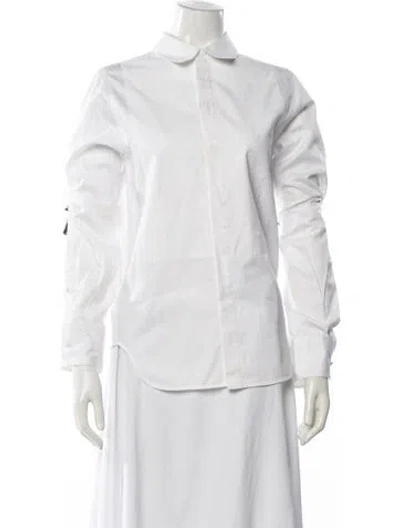 Pre-owned Zadig & Voltaire Long Sleeve Blouse In Neutral