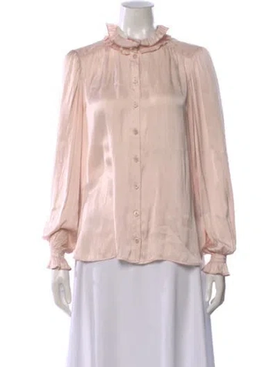 Pre-owned Zadig & Voltaire Long Sleeve Blouse In Neutral