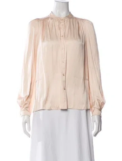Pre-owned Zadig & Voltaire Long Sleeve Blouse In Neutral