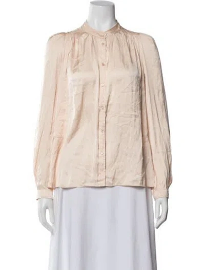 Pre-owned Zadig & Voltaire Long Sleeve Blouse In Pink