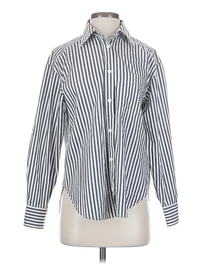 Pre-owned Zadig & Voltaire Long Sleeve Blouse In Silver