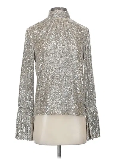 Pre-owned Zadig & Voltaire Long Sleeve Blouse In Silver