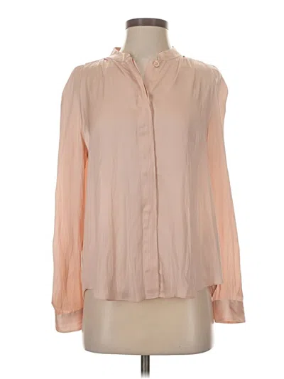 Pre-owned Zadig & Voltaire Long Sleeve Blouse In Tan