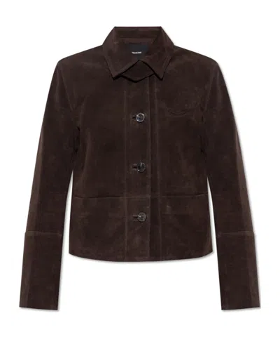 ZADIG & VOLTAIRE LESSA BUTTON-UP JACKET