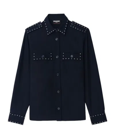 ZADIG & VOLTAIRE LONG SLEEVE CASUAL JACKET