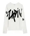 Zadig & Voltaire Long Sleeve Sweater In White