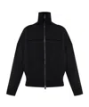 Zadig & Voltaire Milly Studded Patch Zip Sweatshirt In Black