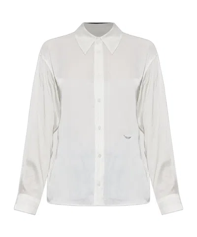 Zadig & Voltaire Long-sleeved Shirt In White
