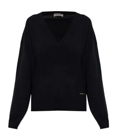 Zadig & Voltaire Long-sleeved Sweater In Black