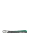 Zadig & Voltaire Love Link Leather Keyring In Gray