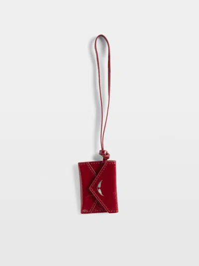 Zadig & Voltaire Love Message Keyring In Red