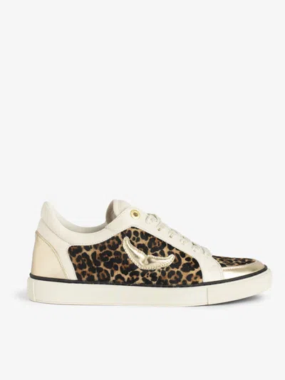 Zadig & Voltaire Low-top Fly On Sneakers In Neutral