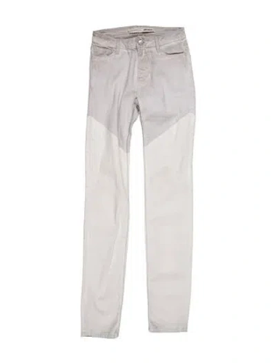 Pre-owned Zadig & Voltaire Low-rise Skinny Leg Jeans In Gray