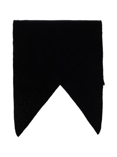 Zadig & Voltaire Lucy Thin Scarf In Black