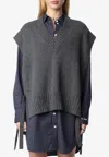 Zadig & Voltaire Maddy Oversized Cashmere Knit Top
