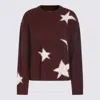 Zadig & Voltaire Star-pattern Crew-neck Sweater In Brown