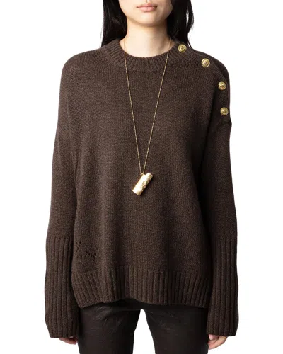 ZADIG & VOLTAIRE ZADIG & VOLTAIRE MALTA CASHMERE SWEATER