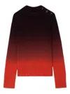Zadig & Voltaire Malty Button Sweater In Red