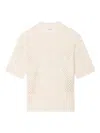 Zadig & Voltaire Malyna Openwork T-shirt In Neutral