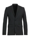 Zadig & Voltaire Man Blazer Black Size 40 Polyester, Wool, Elastane In Black