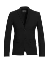Zadig & Voltaire Man Blazer Black Size 46 Polyester, Wool, Elastane In Black
