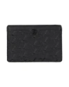 Zadig & Voltaire Man Cardholder Black Size - Leather, Textile Fibers
