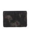 Zadig & Voltaire Man Cardholder Black Size - Leather, Textile Fibers