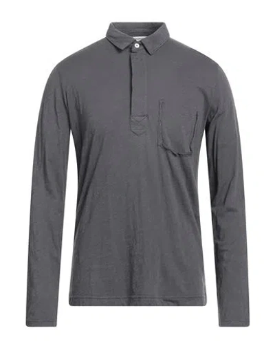 Zadig & Voltaire Man Polo Shirt Lead Size Xs Cotton In Gray