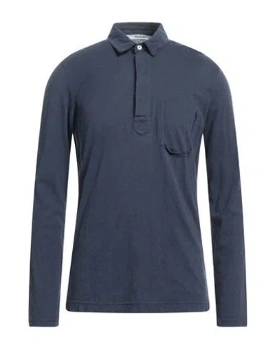 Zadig & Voltaire Man Polo Shirt Navy Size S Cotton In Blue