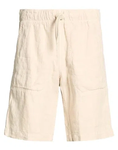 Zadig & Voltaire Man Shorts & Bermuda Shorts Beige Size 24 Linen