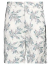 Zadig & Voltaire Man Shorts & Bermuda Shorts Ivory Size 26 Cotton, Polyester In White