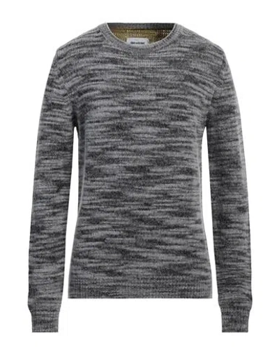 Zadig & Voltaire Man Sweater Light Grey Size L Wool, Polyamide