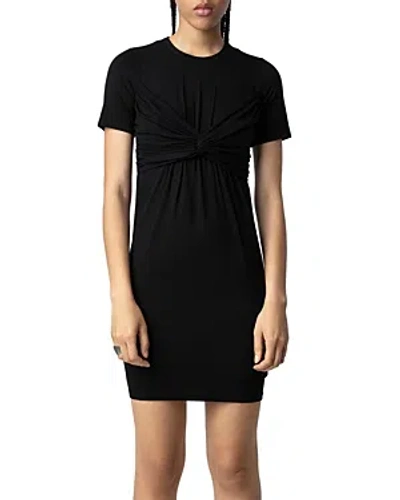 ZADIG & VOLTAIRE MARA SHORT SLEEVE DRESS