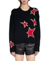 Zadig & Voltaire Markuz Cashmere Crewneck Sweater In Black
