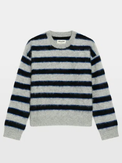 Zadig & Voltaire Markuz Jumper 100% Cashmere In Multi