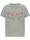Zadig & Voltaire Marta Concert Diamanté Crew-neck T-shirt In Grey