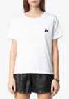 Zadig & Voltaire Marta Embroidered Heart T-shirt