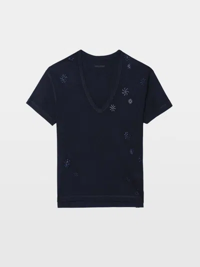 Zadig & Voltaire Marta T-shirt In Black