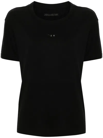 ZADIG & VOLTAIRE MARTA WINGS-APPLIQUÉ T-SHIRT