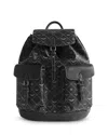 Zadig & Voltaire Medium Monogram Coated Canvas Backpack In Pink